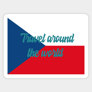 Travel Around the World - Czech Republic Sticker